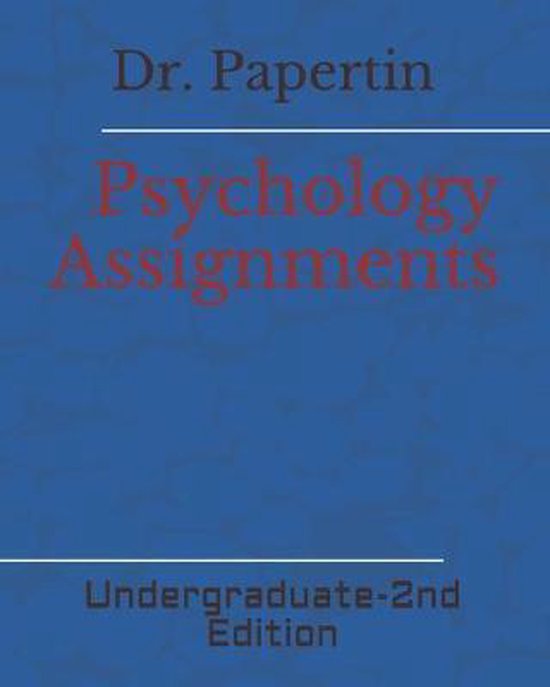 college psychology assignments