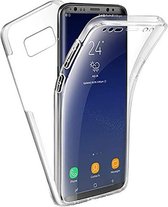 Samsung S8 hoesje 360 graden en screenprotector full body case transparant protection slim fit soft skin - Samsung Galaxy S8 hoesje 360 graden case voor en achterkant bescherming