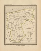 Historische kaart, plattegrond van gemeente Eenrum in Groningen uit 1867 door Kuyper van Kaartcadeau.com