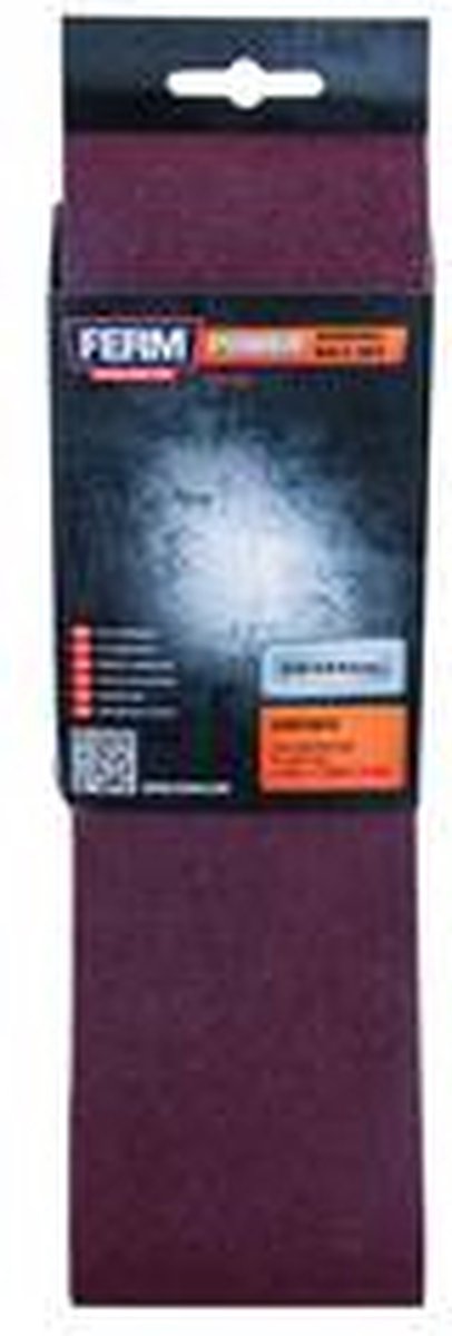 FERM - BSA1013 - Schuurbanden - 533x75mm - Set - Bestaande uit: - 1xK60 - 1xK80 - 1xK120 - Universeel - Geschikt - Voor - bandschuurmachine - Zeer geschikt voor - BSM1024 - Bandschuurmachine - 75x533mm – foto 2
