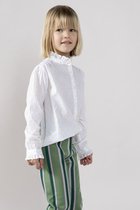 Sissy-Boy - Witte blouse met lange mouw en gele dots