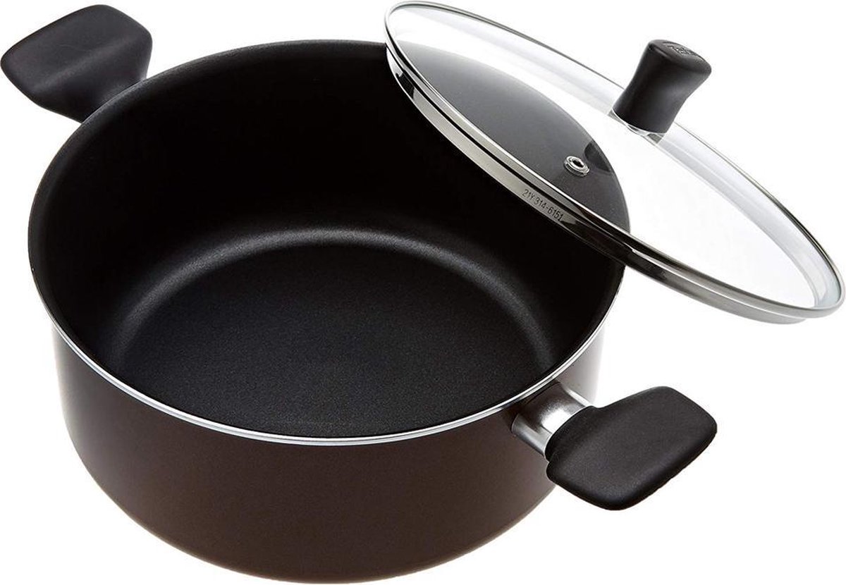 Tefal Hoogwaardig Aluminium Kookpan Met Deksel | 24 | 4.7 L | bol.com