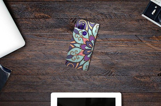 Coque Smartphone Motorola Moto G9 Power Bookcase Mobile Bloem Violette
