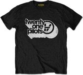 Twenty One Pilots - Vessel Vintage Heren T-shirt - L - Zwart