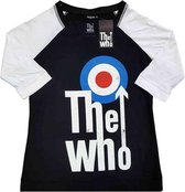 The Who Raglan top -XS- Elevated Target Zwart/Wit