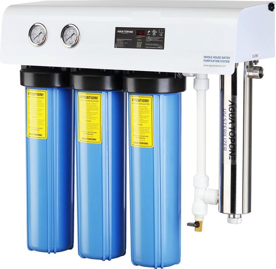 VHW204 Drinkwater UV Filter Systeem , 5 traps , Easy-Install, 45 liter  /minuut . Maakt... | bol.com