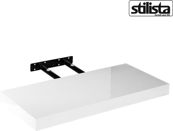 Stilista wandplank zwevend – wandplank wandplanken trendy design – MDF vezelplaat... | bol.com