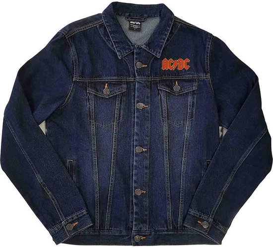 AC/DC - About To Rock Jacket - S - Blauw