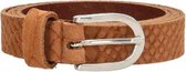 Riem Leer - Cognac Snake - Maat 95