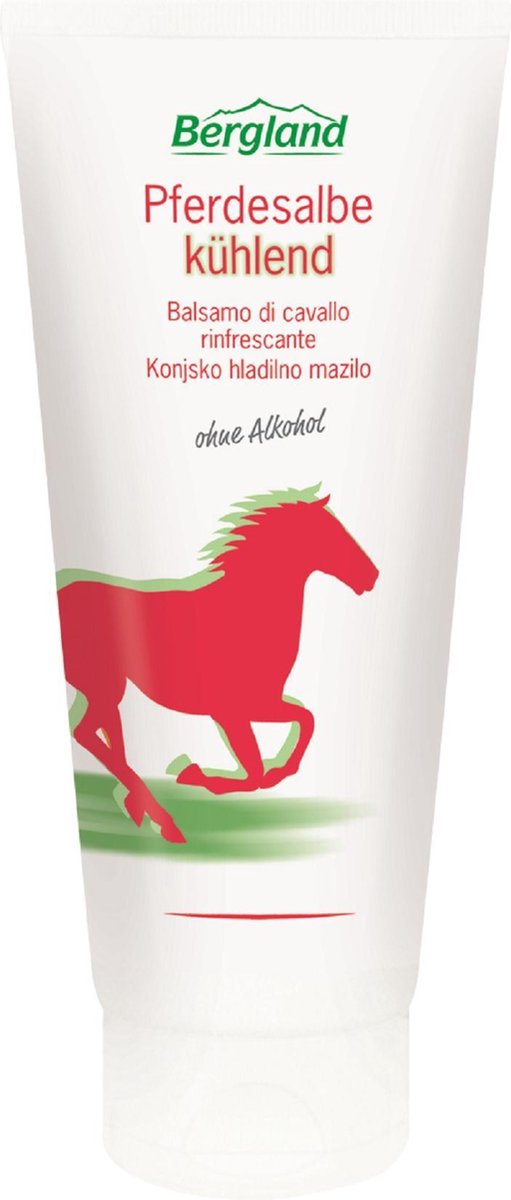 Bergland paardenzalf verkoelend 200 ml. - natuurlijke spierbalsem