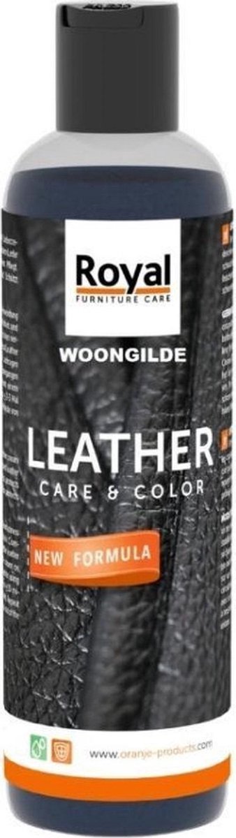 Oranje Furniture Care Leather care & color Zwart - 250 ml - Oranje Furniture Care