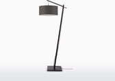 GOOD&MOJO Vloerlamp Andes - Zwart/Donkergrijs - 72x47x176cm - Scandinavisch,Bohemian - Staande lamp voor Woonkamer - Slaapkamer