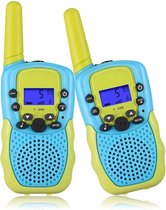 Walkie Talkie Voor Kinderen - Talkies - Portofoon - 3KM bereik - Blauw/Groen - Jongens en meisjes