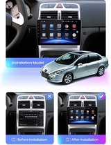 Peugeot 307 2002-2013 Système de navigation et multimédia Android 8.1 USB Bluetooth WiFi