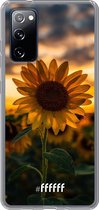 6F hoesje - geschikt voor Samsung Galaxy S20 FE - Transparant TPU Case - Sunset Sunflower #ffffff