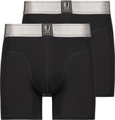 RJ Bodywear The Good Life boxers (2-pack) - heren boxershort lang - zwart - Maat: S