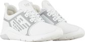 EA7 Sneakers - Maat 43 1/3 - Mannen - wit - zilver
