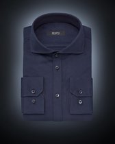 Desoto Heren Luxury Hai Shirt Blauw maat 39