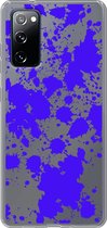 Samsung Galaxy S20FE - Smart cover - Paarse - Verf - Transparante zijkanten