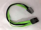 Widek snelbinder groen zwart, elastaan, totale lengte 57 cm