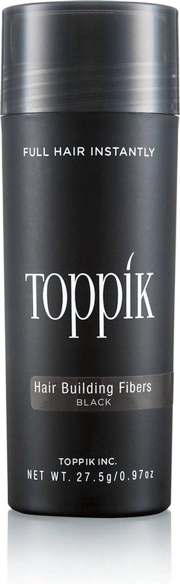 Haargroei vezels Toppik Hair Building Fibers - 27,5 gram - Zwart