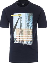 Casa Moda T-shirt San Francisco Blauw 913594100-108 - XL