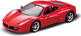 Rastar RC Ferrari 458 Italia 24 Cm Schaal 1:18 Rood