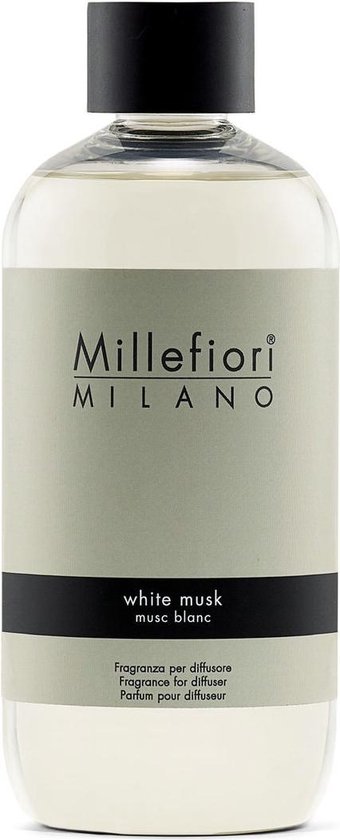 Millefiori Milano Navulling voor Geurstokjes 250 ml - White Musk