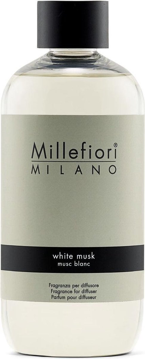 Millefiori Milano Navulling voor Geurstokjes 250 ml - White Musk | bol.com