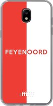 6F hoesje - geschikt voor Samsung Galaxy J5 (2017) -  Transparant TPU Case - Feyenoord - met opdruk #ffffff