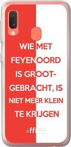 6F hoesje - geschikt voor Samsung Galaxy A20e -  Transparant TPU Case - Feyenoord - Grootgebracht #ffffff