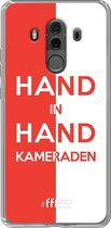 6F hoesje - geschikt voor Huawei Mate 10 Pro -  Transparant TPU Case - Feyenoord - Hand in hand, kameraden #ffffff