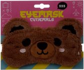 Pluche Cutiemals Beer Slaapmasker