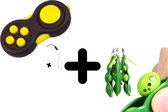 Fidget Pad anti stress speelgoed - Fidget pea bean poppers - Fidget Cube - Antistress Bonen Sleutelhanger