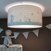 Kinderlamp Plafondlamp Silhouet Groen Dandelion – Land of Kids lamp Kinderkamer Slaapkamer – Babylamp Meisjeskamer – Babykamer Plafonniere