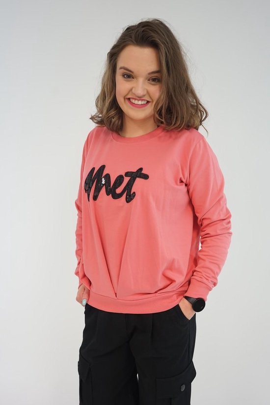 La Pèra Roze Sweater MET Dames - Maat M | bol.com
