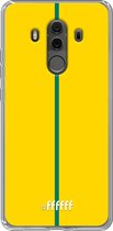 Huawei Mate 10 Pro Hoesje Transparant TPU Case - FSC Groen & Geel #ffffff