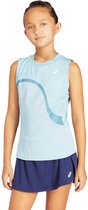 Asics G GPX Tank Top Junior Tennistop Kinderen Blauw - Maat M (140)