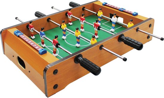 Mini Table de Baby-Foot pour Enfants et Adultes – Jeu de Football Miniature de 53 cm, Mini Table de Football pour Soirées Jeux en Famille