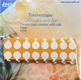 Joy! Crafts Tissuetape-rondjes met treklipje - Ø10 mm 120st 6500/0104