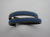 Band fluweel plat 10mmx2 milimeter koningsblauw 50 centimeter