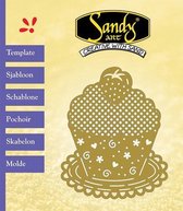 Sandy Art® template Cupcake
