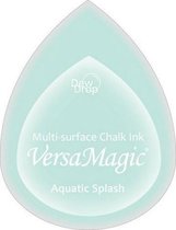 GD38 VersaMagic dewdrop blauw - Aquatic Splash - inktkussen turquoise - stempelkussen