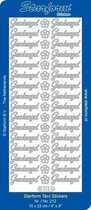 Starform Stickers Text NL: Geslaagd (10 PC) - Gold - 0212.001 - 10X23CM