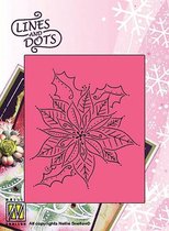 Lines & Dots - Poinsettia