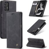 CaseMe - Coque Samsung Galaxy A32 5G - Wallet Book Case - Fermeture magnétique - Zwart