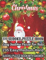 Christmas 235 Sudoku Puzzle Book Easy Sudoku Puzzle For Kids