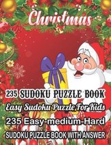 Christmas 235 Sudoku Puzzle Book Easy Sudoku Puzzle For Kids