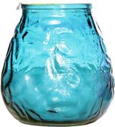 COSY & TRENDY - BOUGIE - LOWBOY - TURQUOISE - D10xH10.5cm - 40 HEURES