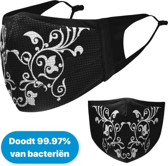 Premium B&H Mondkapje met print - Wasbaar Mondmasker - Uitwasbaar Mond  kapje - Wasbare... | bol.com